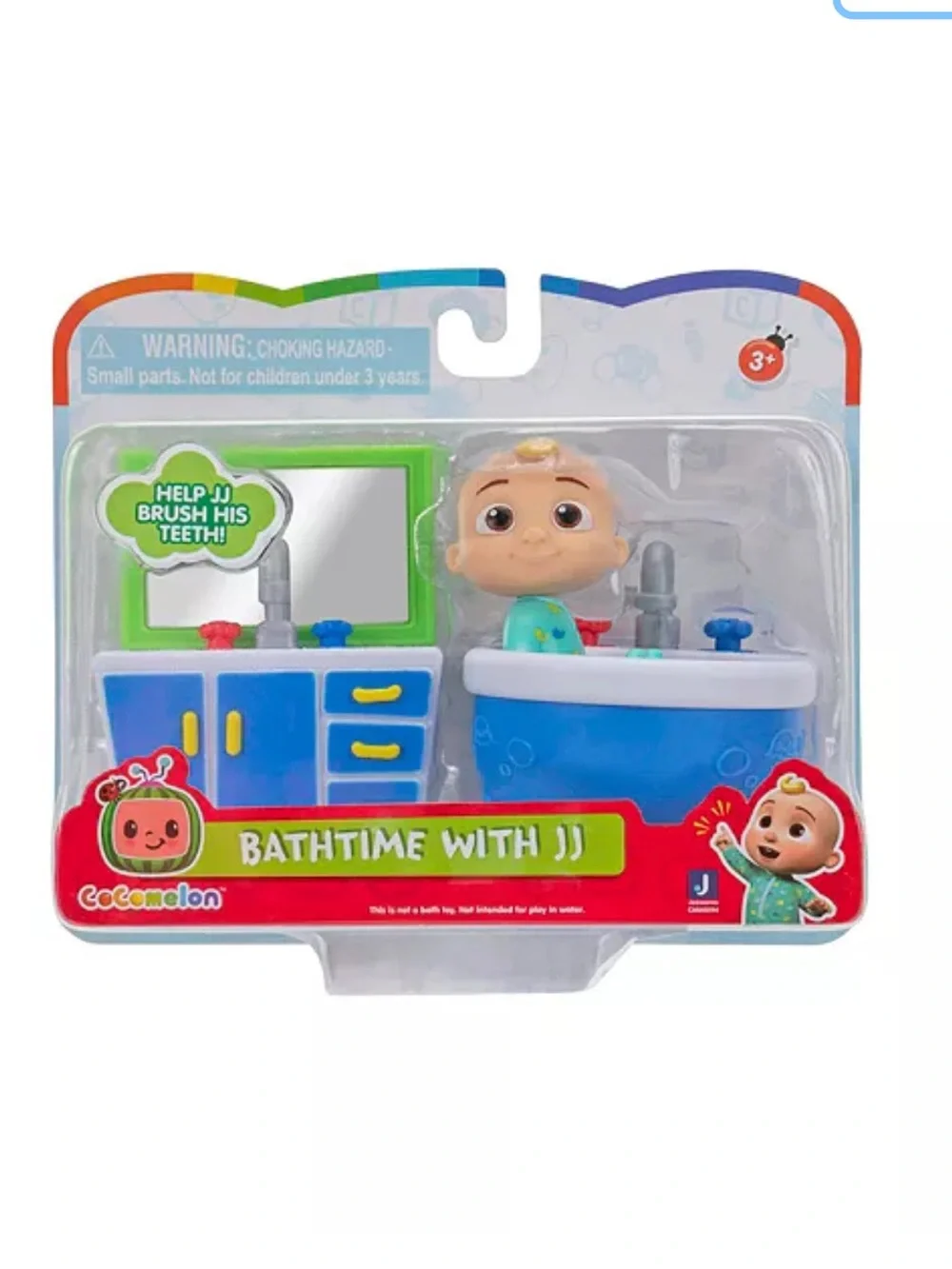 Baby Bath & Vanity Playset with Blue Tub and Green Mirror - Kids Toys